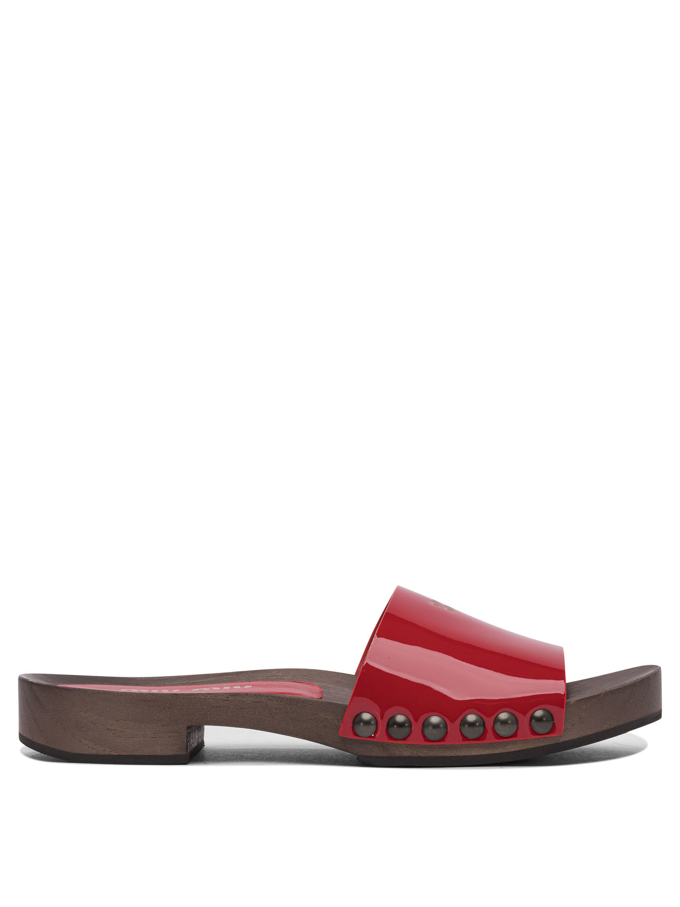 페이던트 레더 clogs